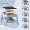 Kids 5-in-1 Art Desk Set with Table, 2 Chairs, Chalk and Whiteboard